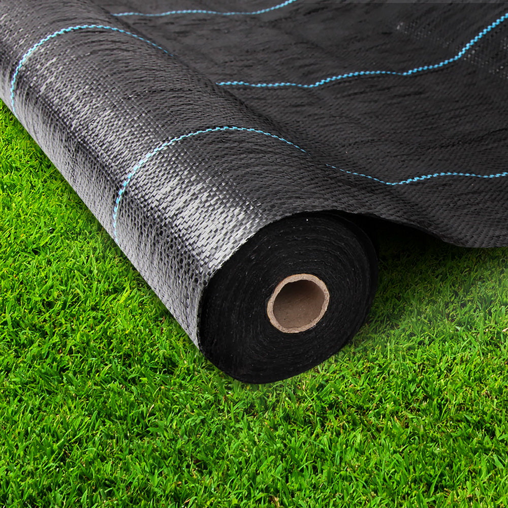 3.66m x 30m Weedmat Weed Control Mat Woven Fabric Gardening Plant PE - image7