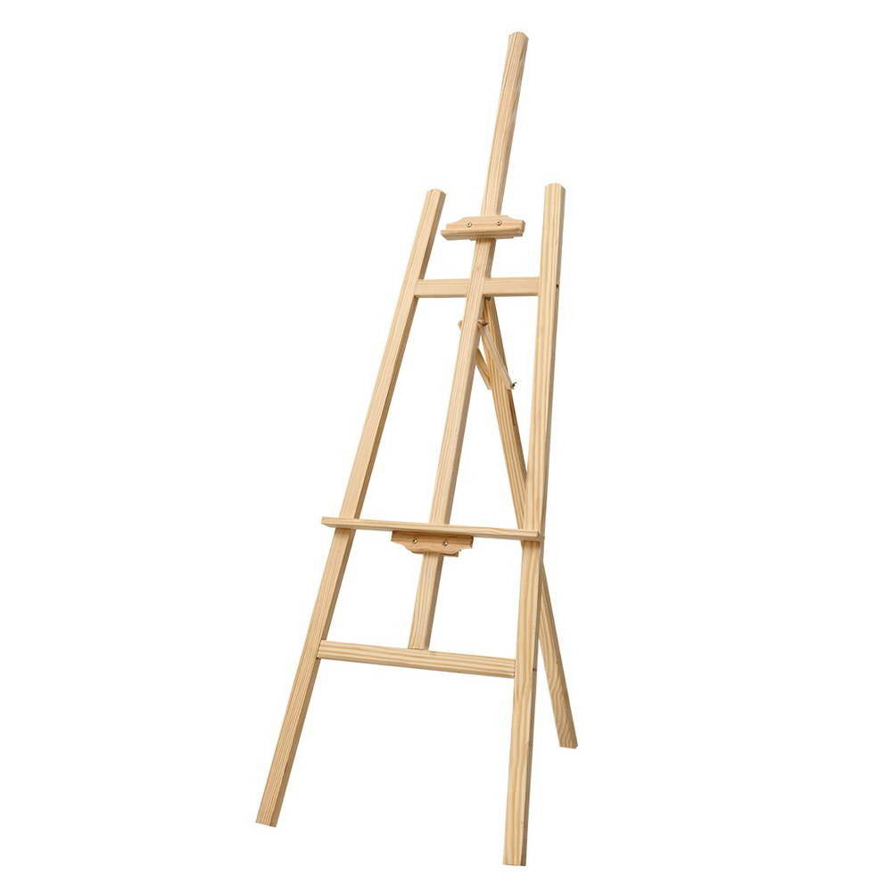 Pine Wood Easel Art Display Painting Shop Tripod Stand Wedding 175cm - image1