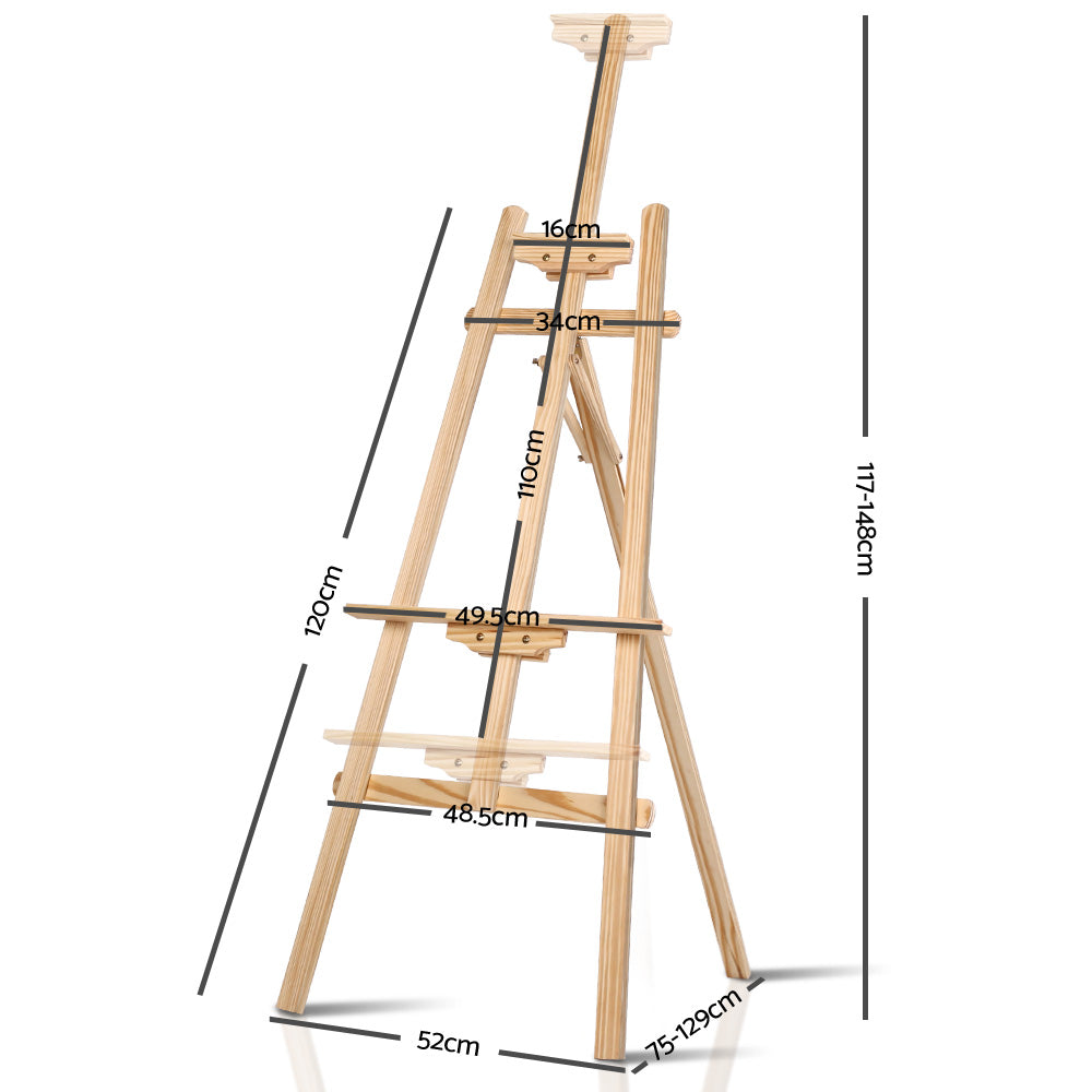 Modern Floor Easel - White Oak - image2