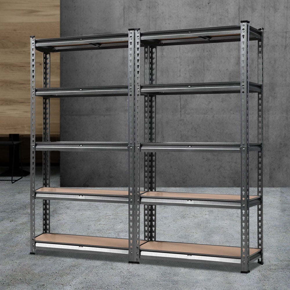 2x1.5M Steel Warehouse Racking Rack Shelving Storage Garage Shelves Shelf - image7