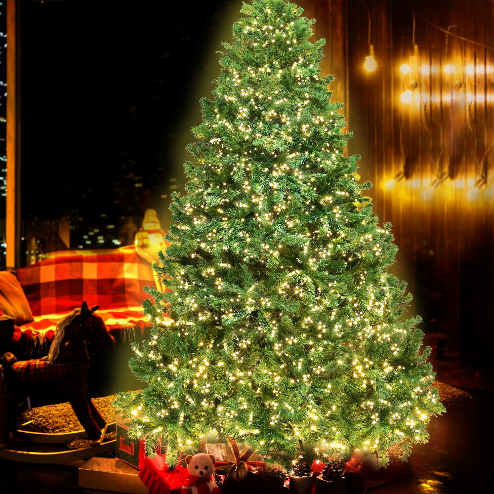 1.8M 6FT Christmas Tree Xmas 1980 LED Lights Warm White 765 Tips - image7