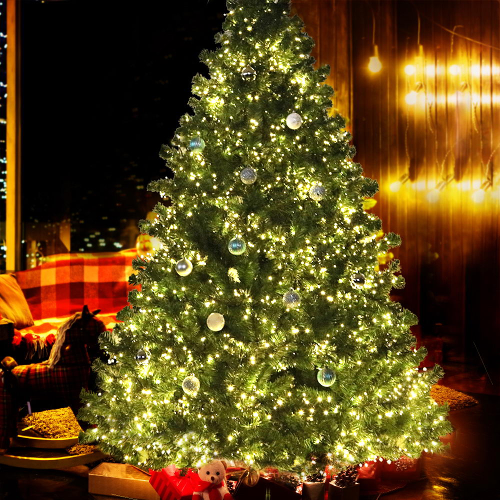 7FT Christmas Tree with LED Lights - Warm White - image7