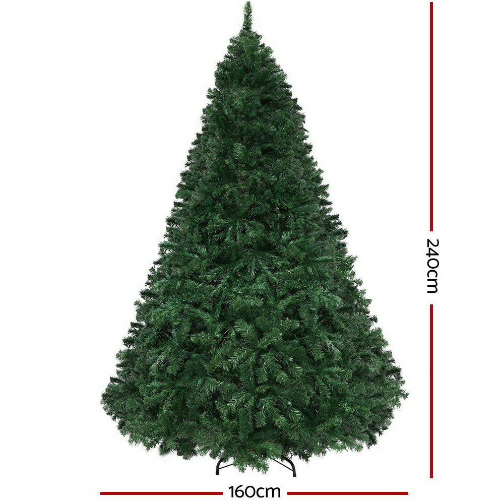 Christmas Tree LED 2.4M 8FT Xmas Decorations Green Home Decor - image2