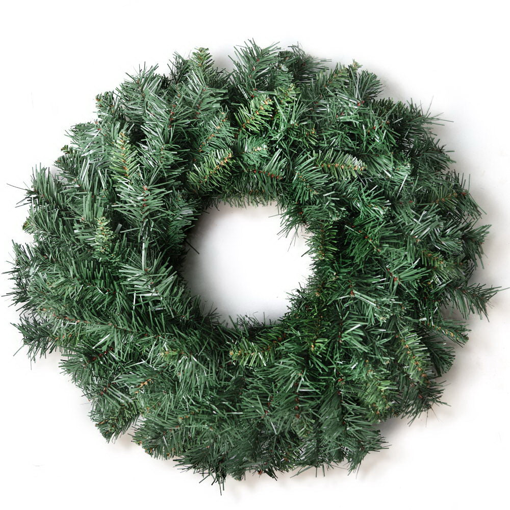 60cm Christmas Wreath - Green - image1