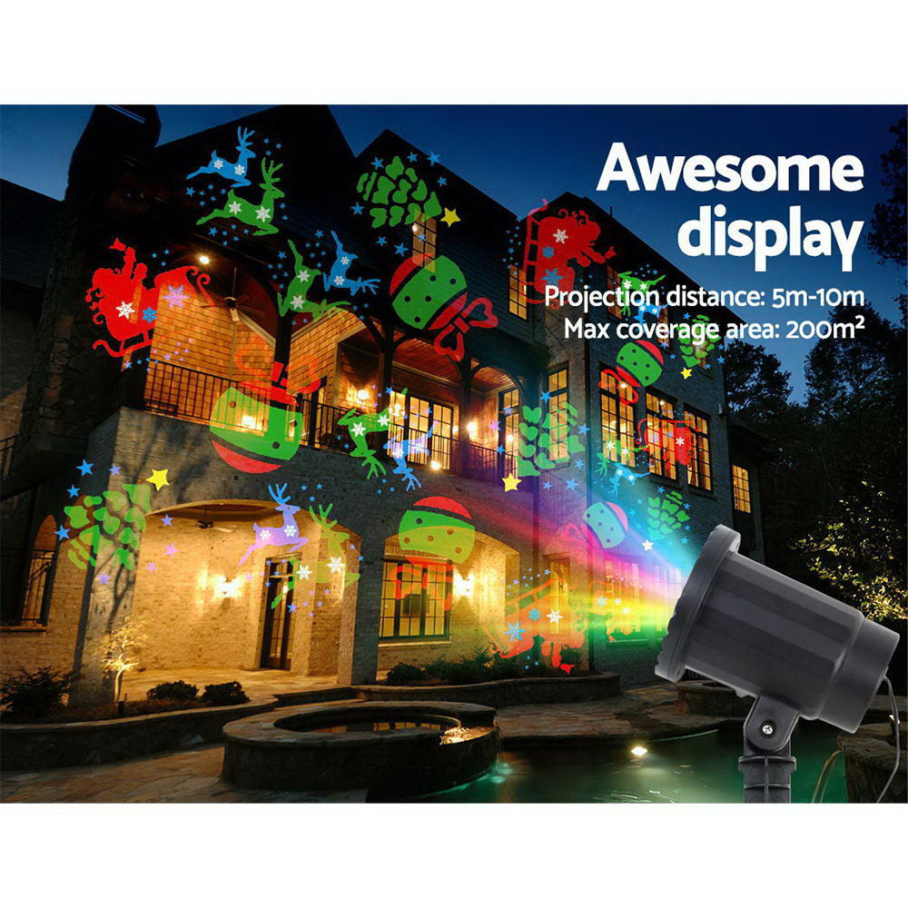 Pattern LED Laser Landscape Projector Light Lamp Christmas Party - image3