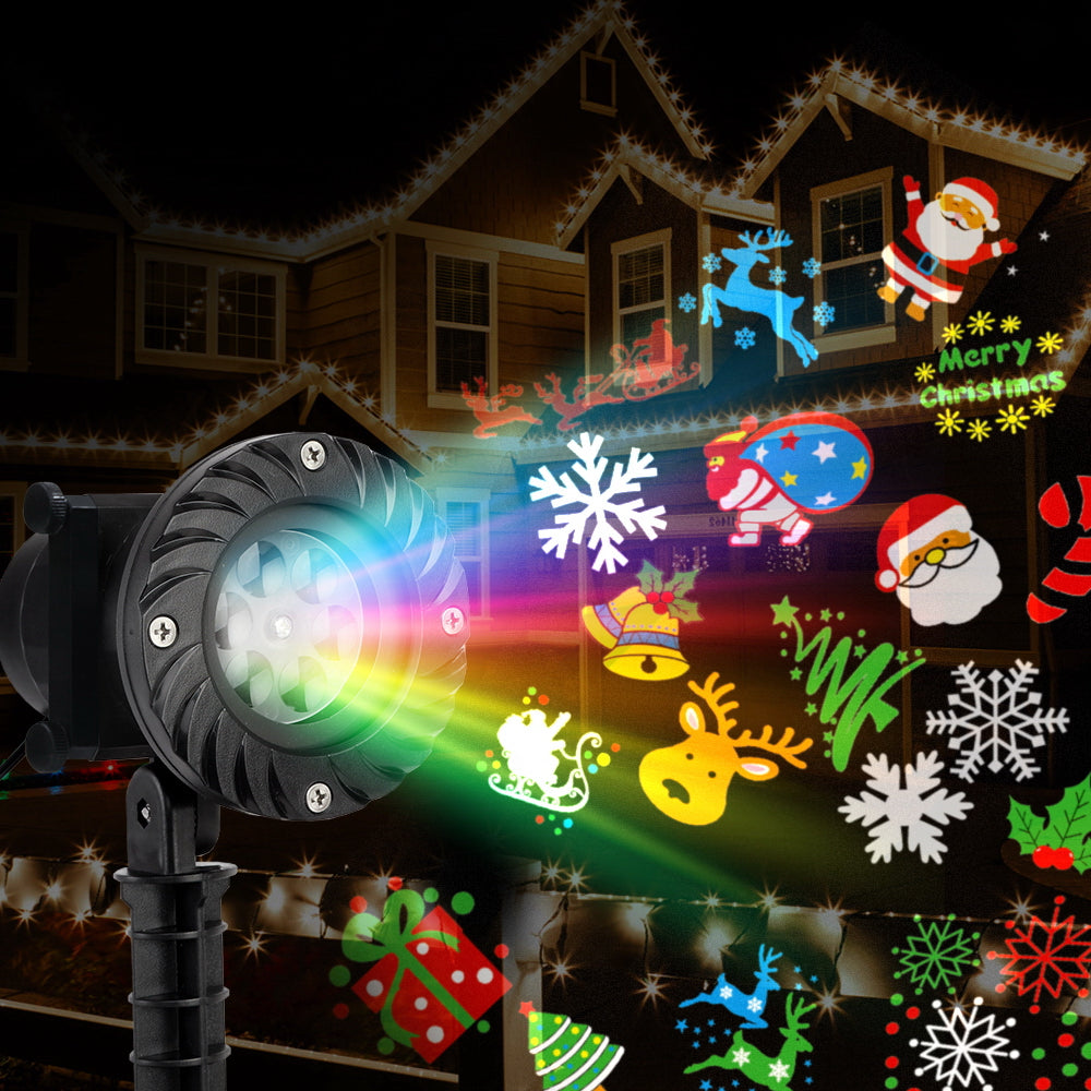 Pattern LED Laser Landscape Projector Light Lamp Christmas Party - image7