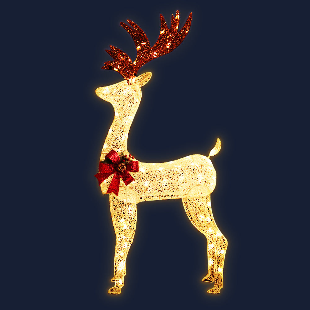 Christmas Lights Motif LED Rope Reindeer Waterproof Outdoor - image1