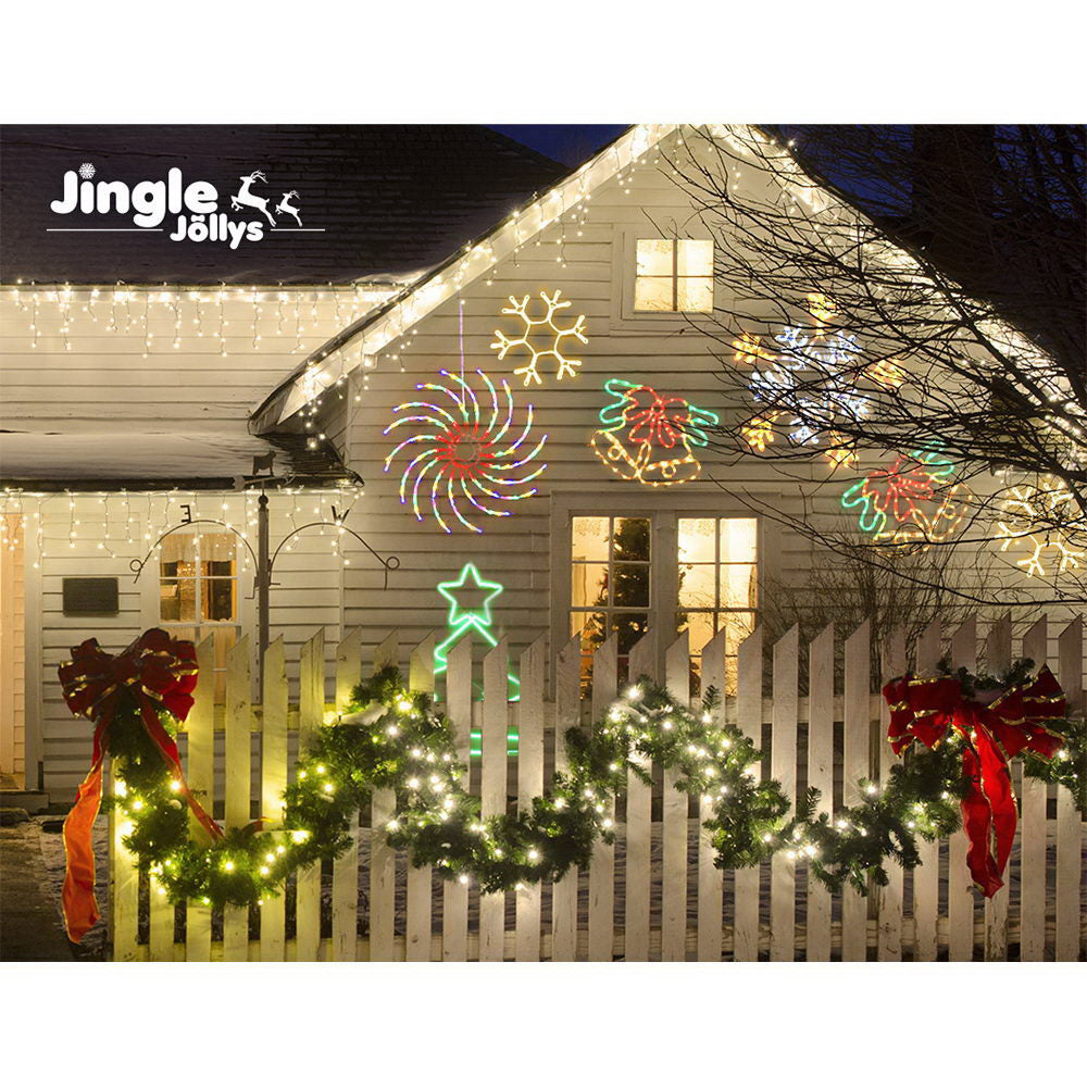 Christmas Motif Lights LED Spinner Light Waterproof Colourful - image6