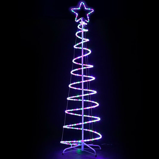 Christmas LED Motif Light 1.88M Tree Waterproof Colourful - image1