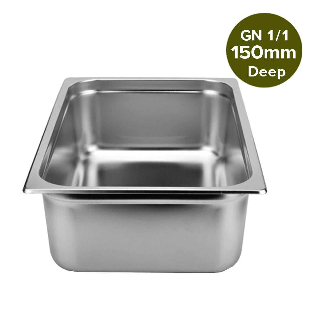 Premium Gastronorm GN Pan Full Size 1/1 GN Pan 15cm Deep Stainless Steel Tray - image13