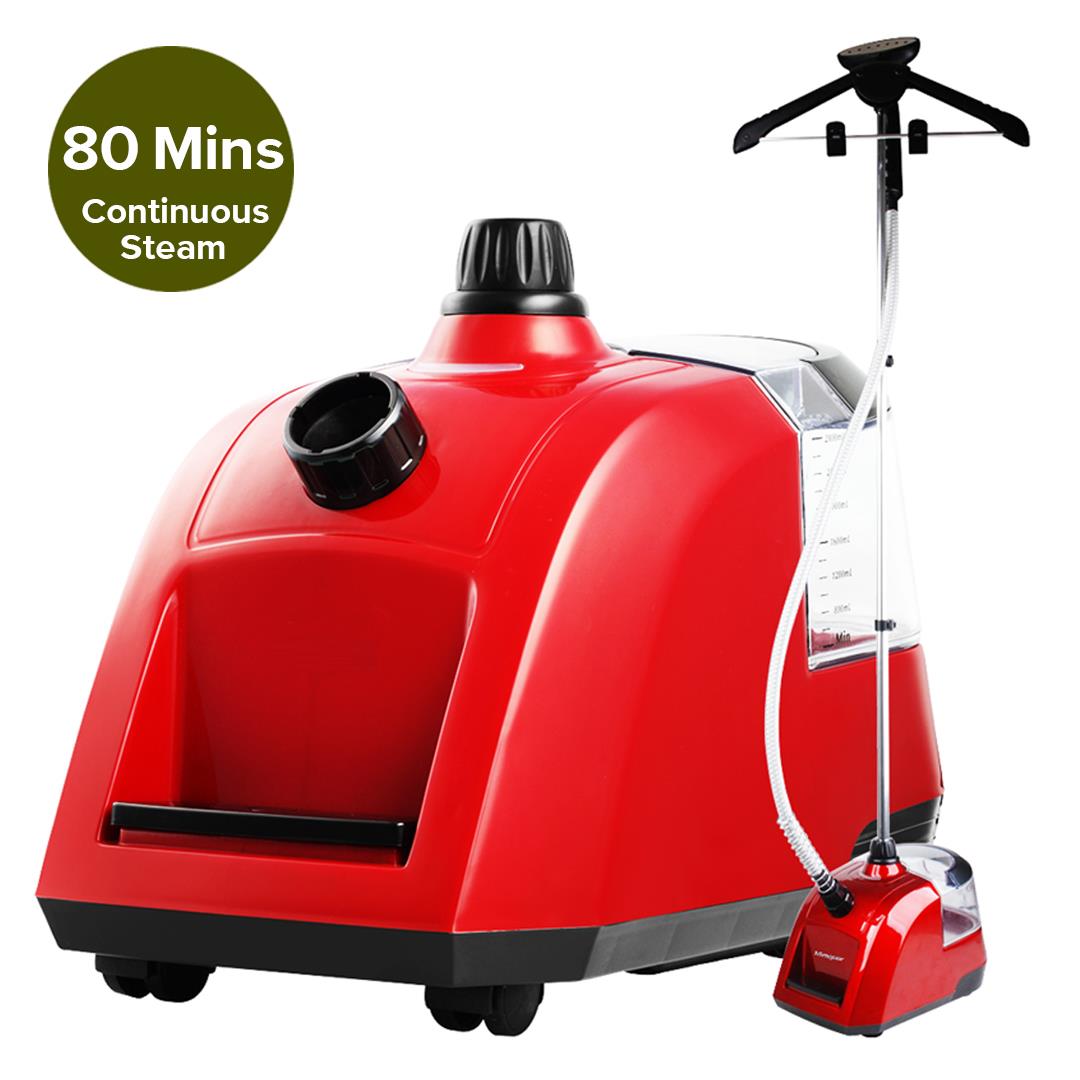 Premium Garment Steamer Portable Cleaner Steam Iron 80MINS Red - image5