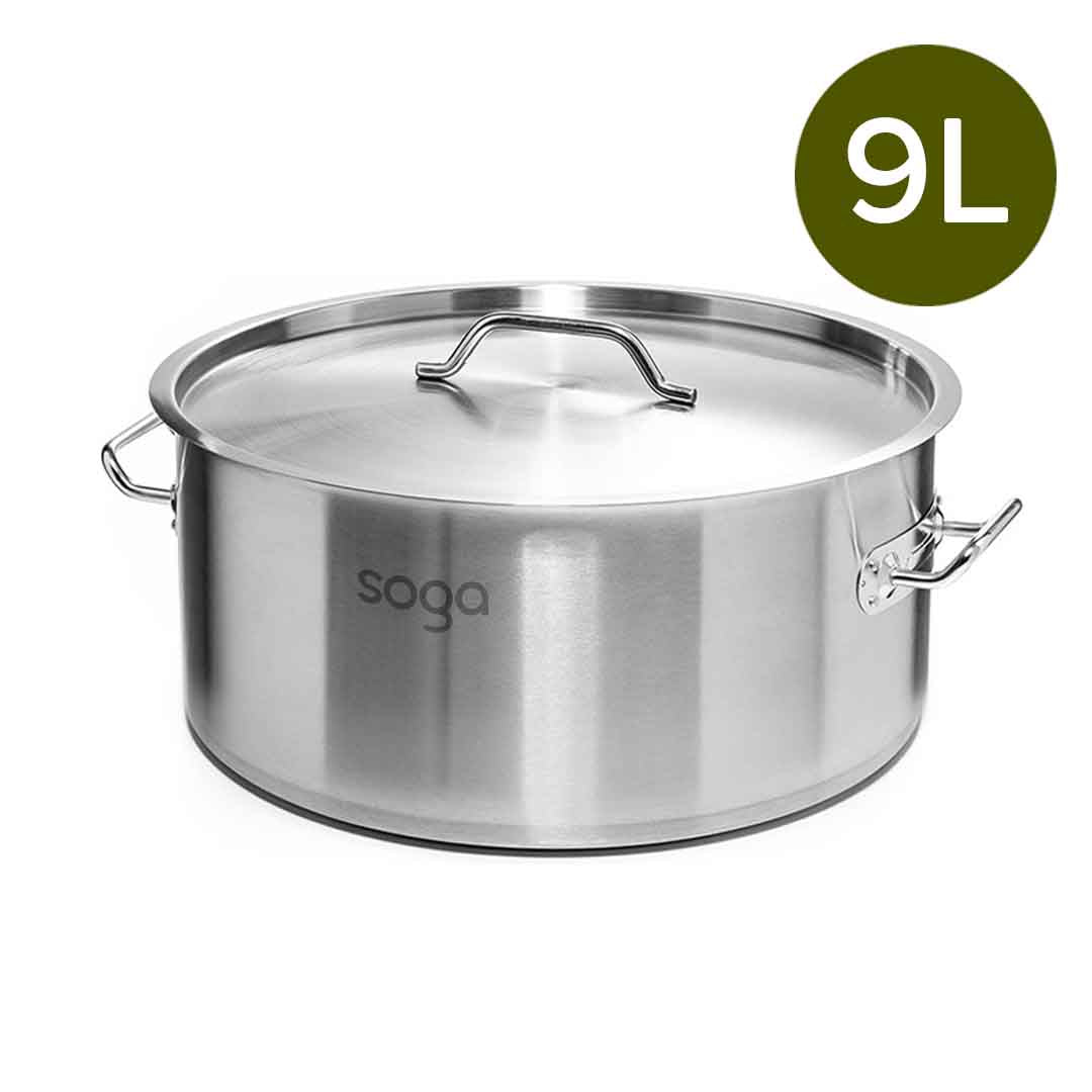 Premium Stock Pot 9L Top Grade Thick Stainless Steel Stockpot 18/10 - image13