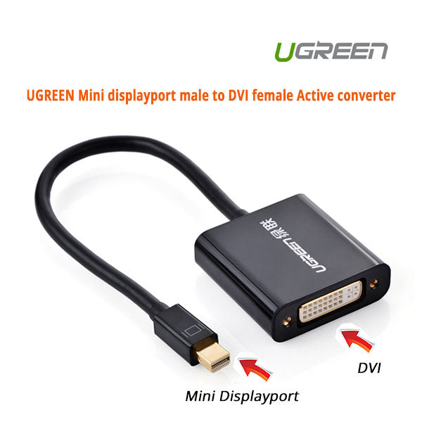 Mini displayport male to DVI female Active converter (10448) - image1