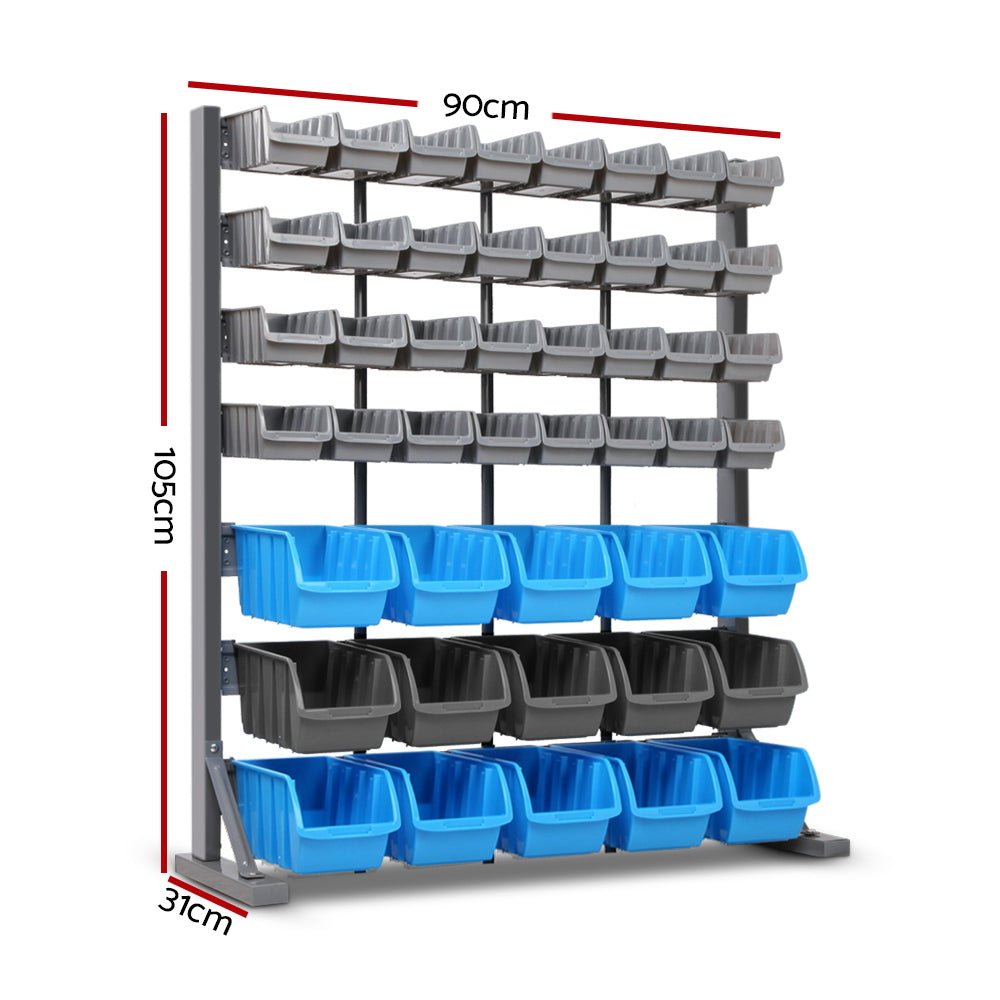 47 Bin Storage Shelving Rack - image2