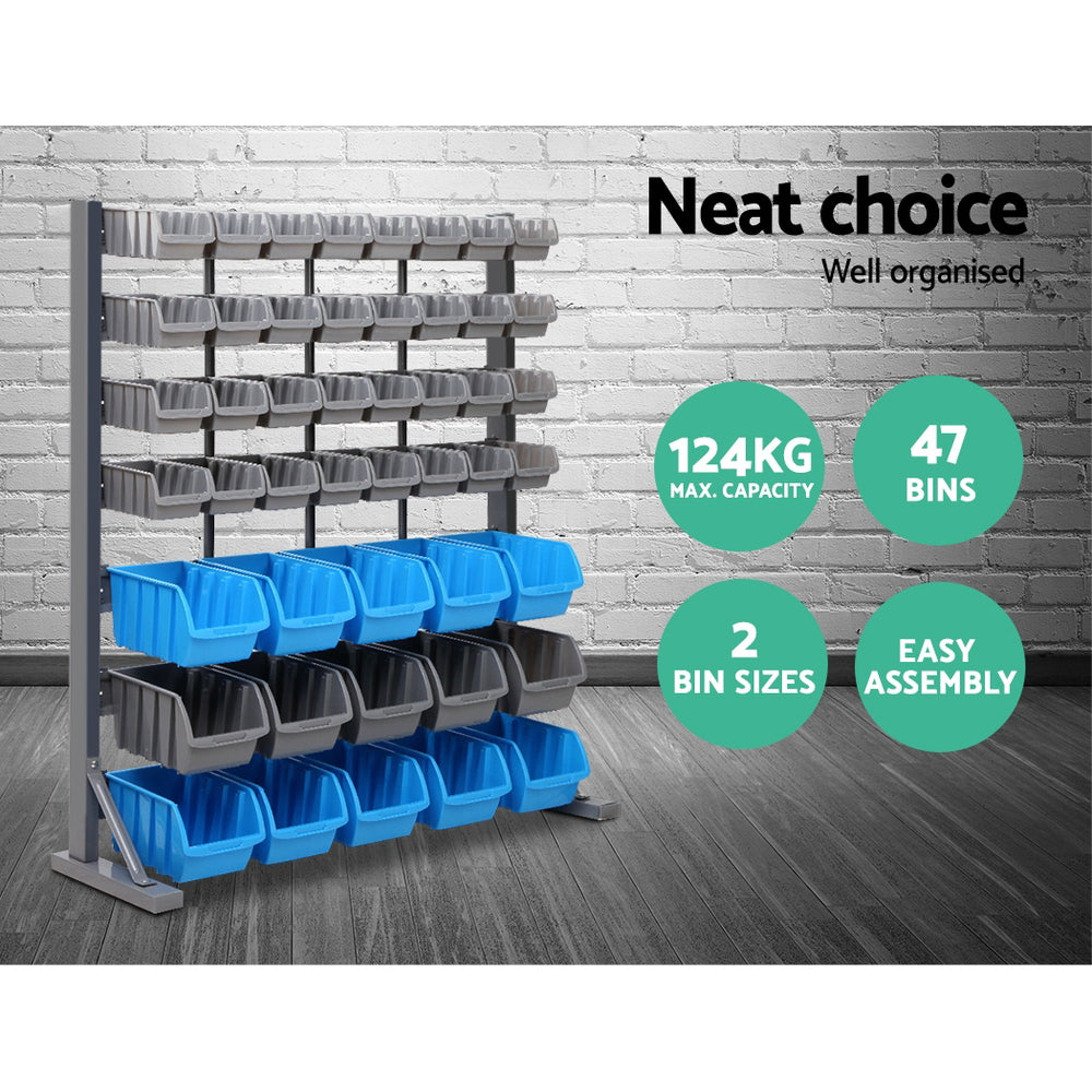 47 Bin Storage Shelving Rack - image3