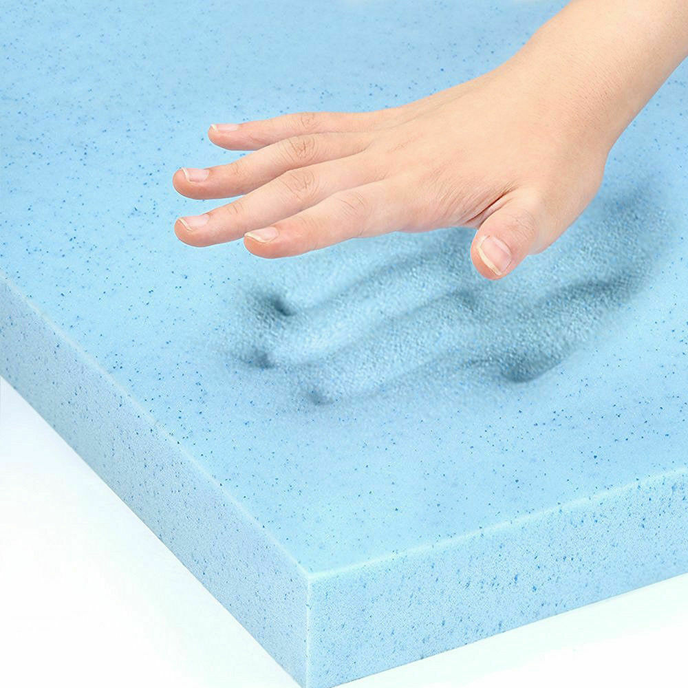 5cm Thickness Cool Gel Memory Foam Mattress Topper Bamboo Fabric Queen - image6