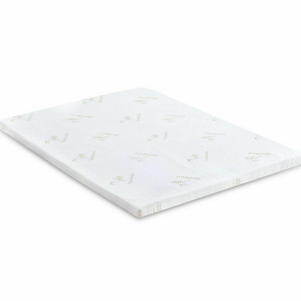 5cm Thickness Cool Gel Memory Foam Mattress Topper Bamboo Fabric Queen - image3