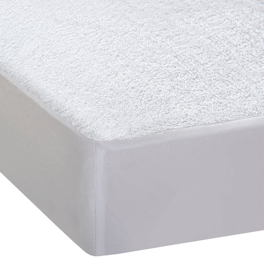 Terry Cotton Fully Fitted Waterproof Mattress Protector in Queen Size - image1