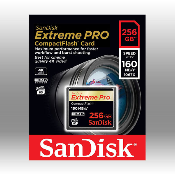 SanDisk Extreme Pro CFXP 256GB CompactFlash 160MB/s (SDCFXPS-256G) - image3