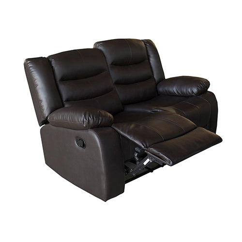 3+2+1 Seater Recliner Sofa In Faux Leather Lounge Couch in Black - image6