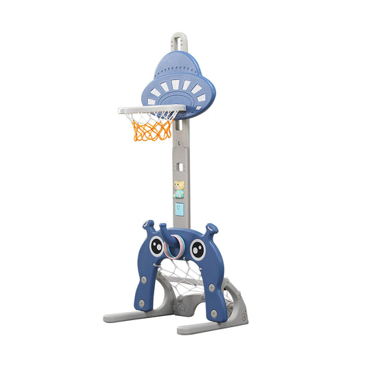 BoPeep Kids Basketball Hoop Set Stand Sports Gift Toys 5-in-1 Adjustable Height - image1