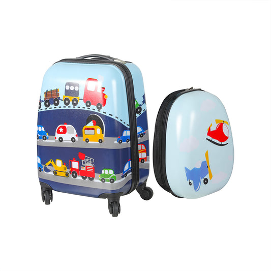 BoPeep 16''13'' 2PCS Kids Luggage Set Travel Suitcase Child Bag Backpack Baggage - image1