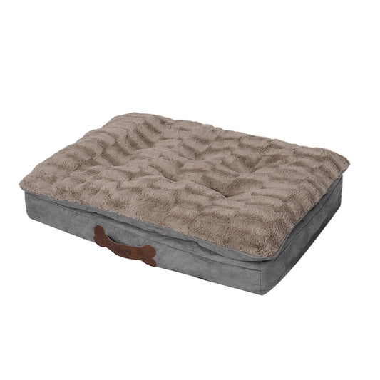 Dog Calming Bed Pet Cat Removable Cover Washable Orthopedic Memory Foam XL - image1