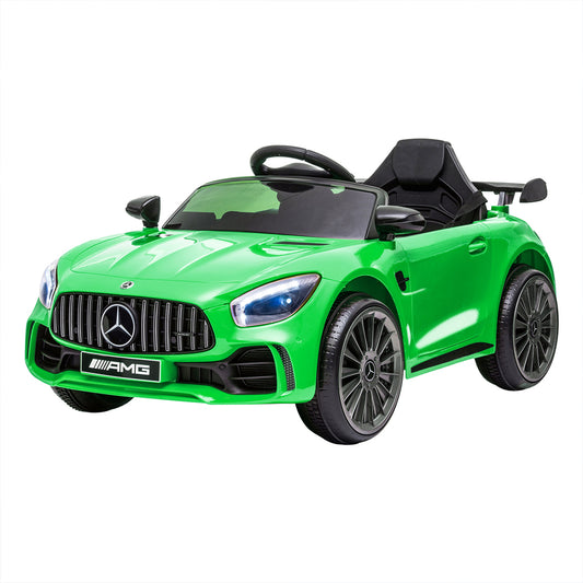 Kids Ride On Car 12V Battery Mercedes-Benz Licensed AMG GTR Toy Remote Control - image1