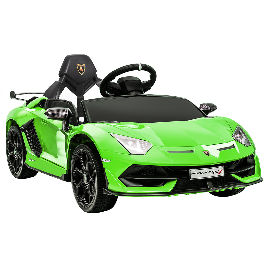 Kids Ride On Car Lamborghini SVJ Licensed Electric Dual Motor Toy Remote Control - image2