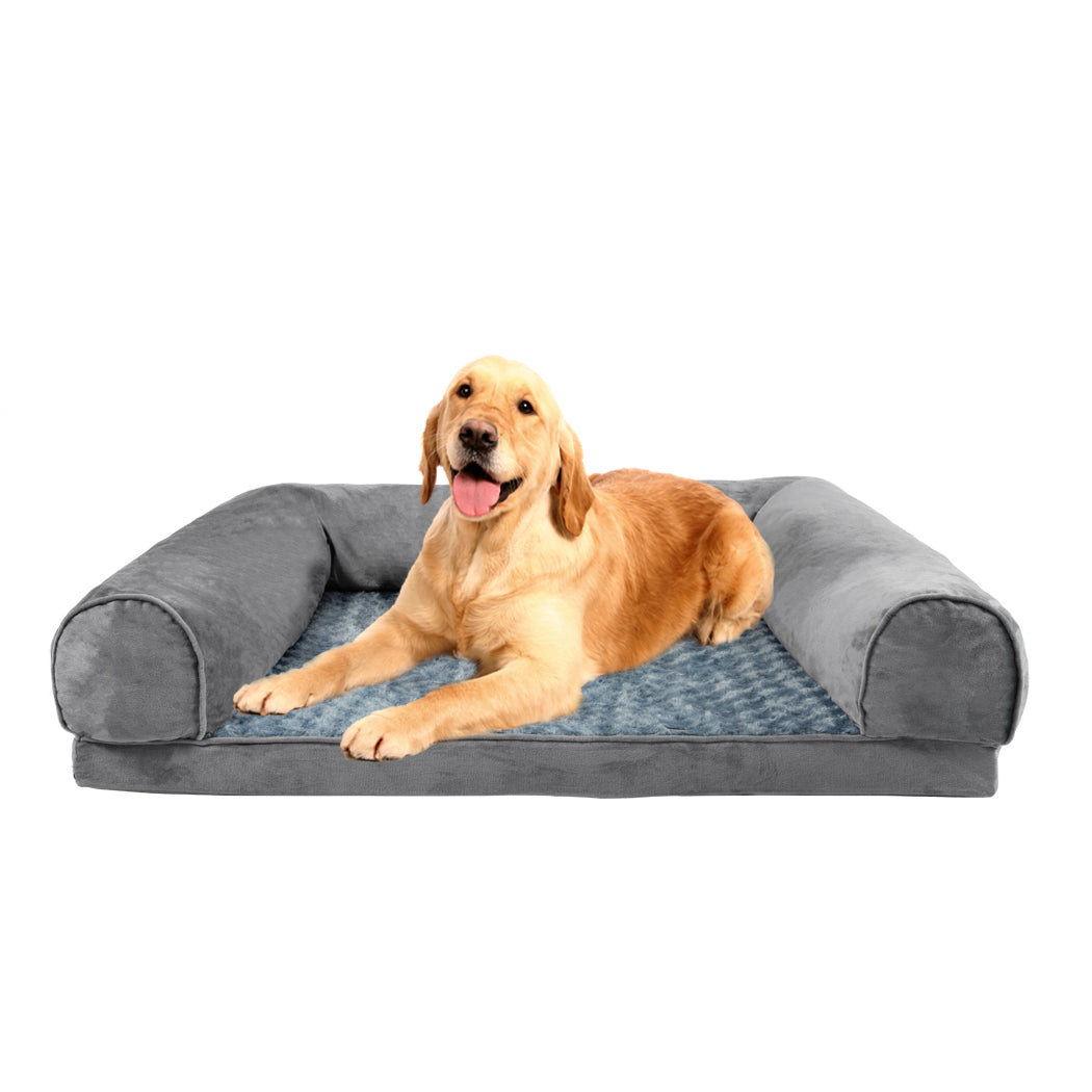 Pet Bed Sofa Dog Beds Bedding Soft Warm Mattress Cushion Pillow Mat Plush L - image2