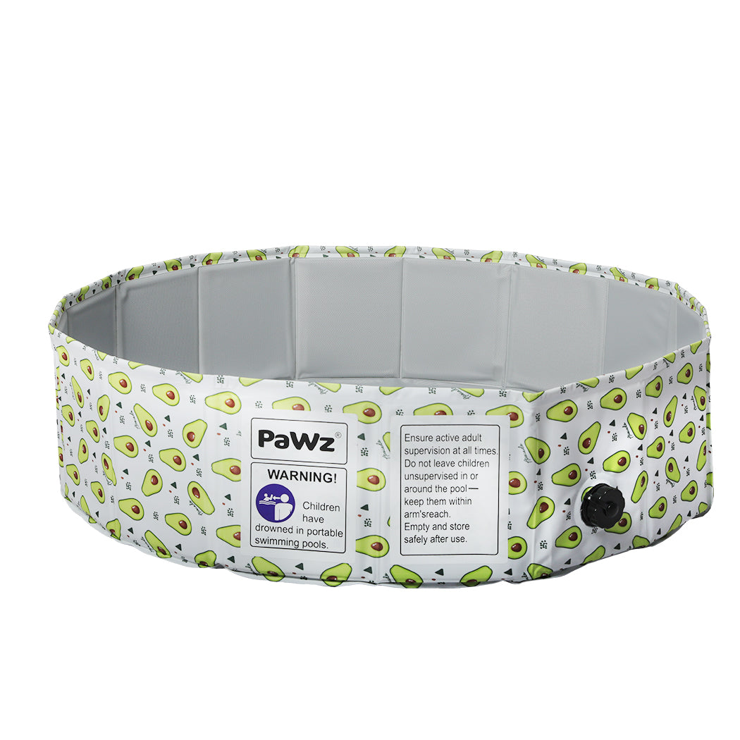 PaWz 100cm Portable Pet Swimming Pool Kids Dog Washing Bathtub Outdoor Foldable - image2