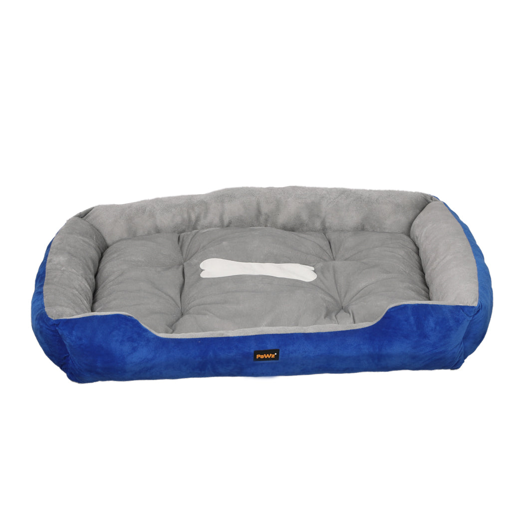 Pet Bed Dog Beds Bedding Mattress Mat Cushion Soft Pad Pads Mats XXL Navy - image2