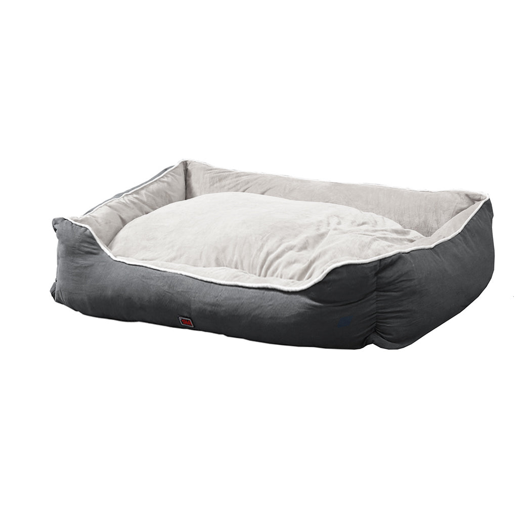 Pet Bed Mattress Dog Cat Pad Mat Puppy Cushion Soft Warm Washable 2XL Grey - image2