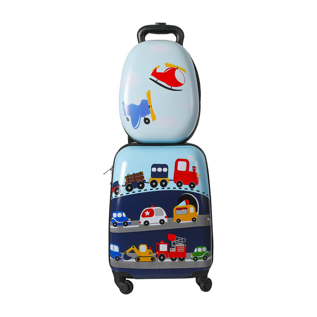 BoPeep 16''13'' 2PCS Kids Luggage Set Travel Suitcase Child Bag Backpack Baggage - image2