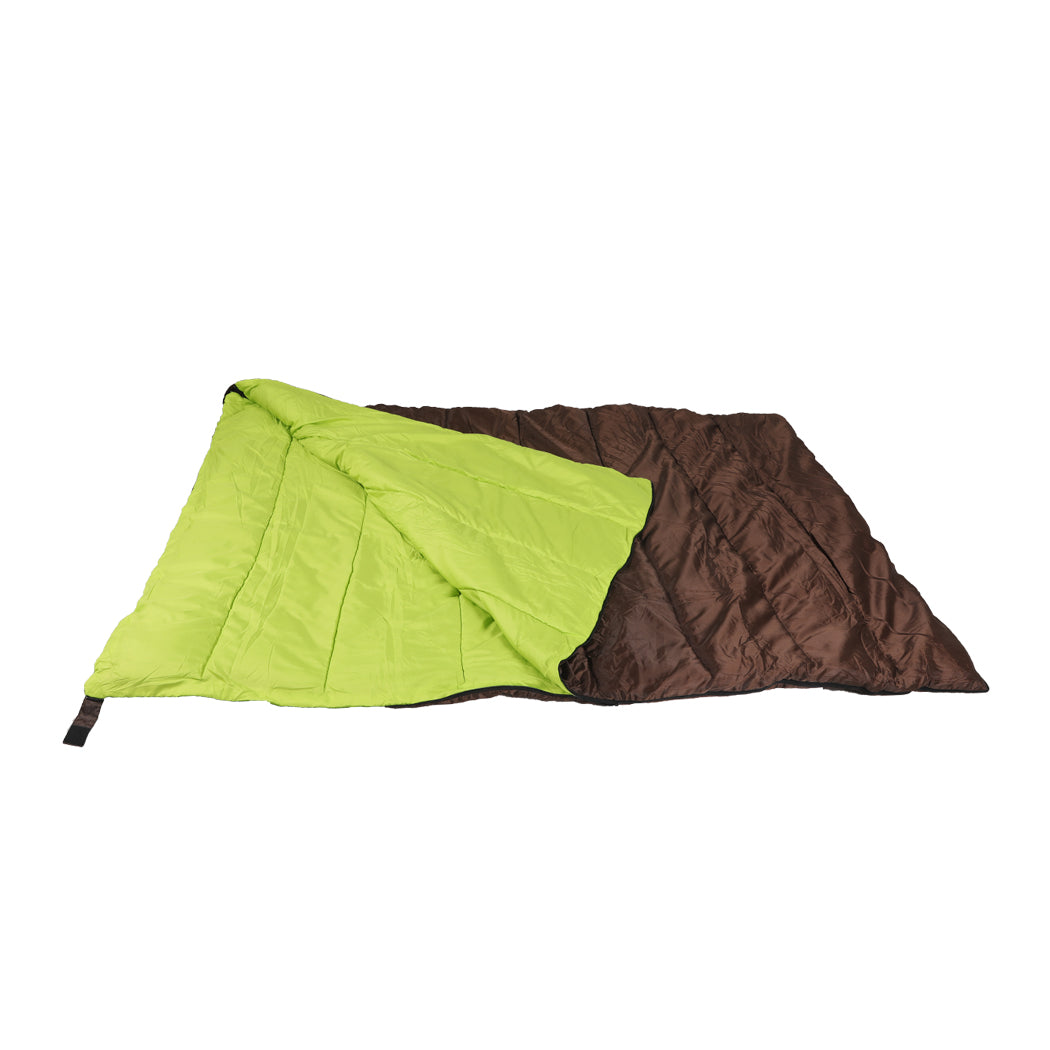 Mountview Double Sleeping Bag Bags Outdoor Camping Hiking Thermal -10 deg Tent Sack - image2