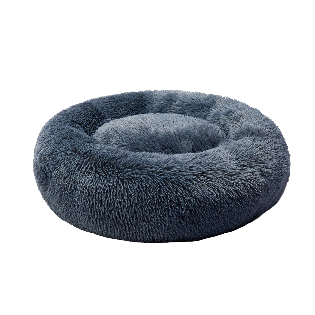 Pet Bed Cat Dog Donut Nest Calming Kennel Cave Deep Sleeping Dark Grey 3XL - image2