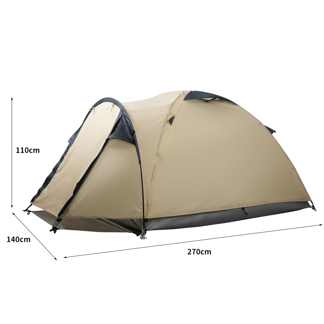 Mountview Camping Tent Waterproof Family Outdoor Portable 2-3 Person Hike Tents - image3