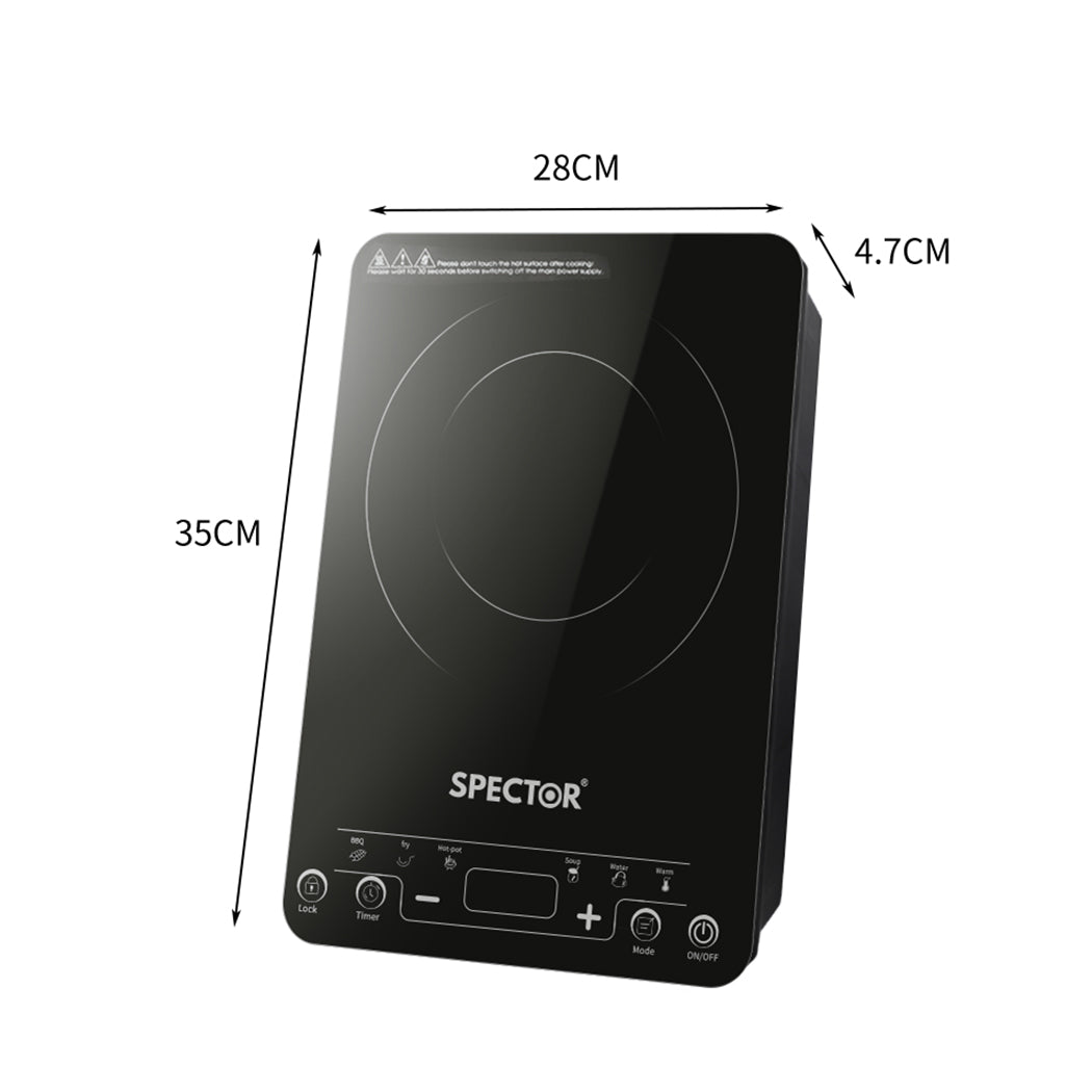 Spector Electric Induction Cooktop Touch Screen Cook Top 220V 240V Kitchen Cooker - image3