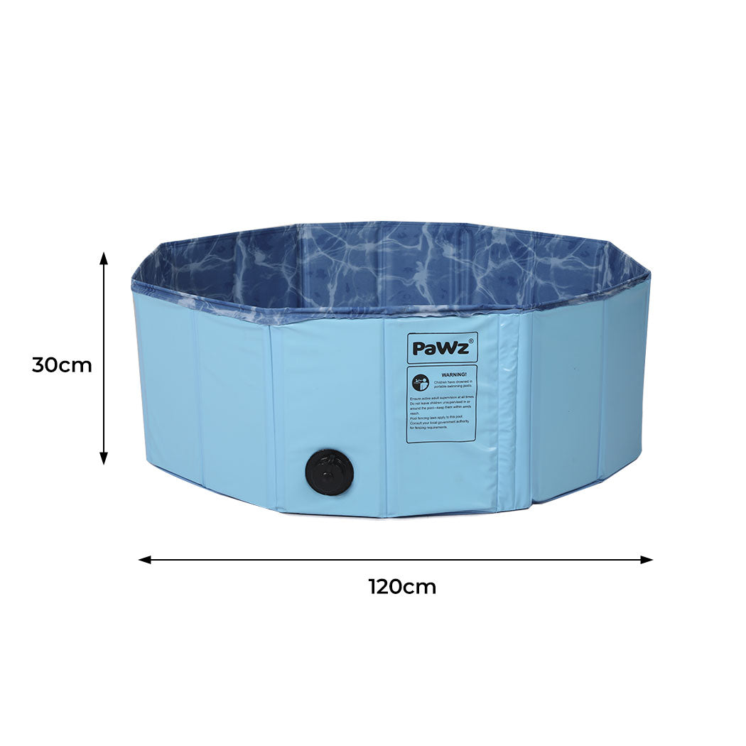 Portable Pet Swimming Pool Kids Dog Cat Washing Bathtub Outdoor Bathing XL - image3