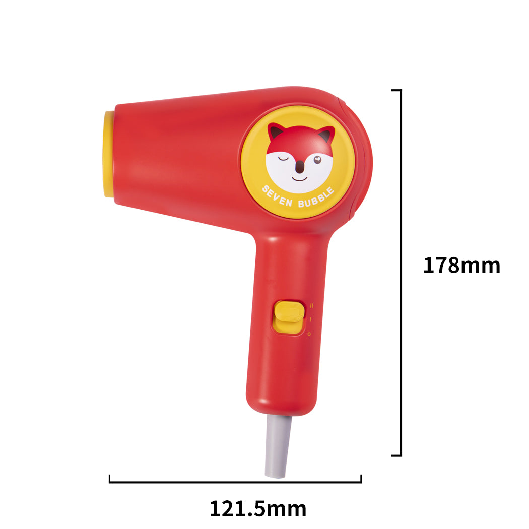 Low Heat Speed Hair Dryer Baby Infant Kid Grooming Blow Hairdryer Blower Red - image3