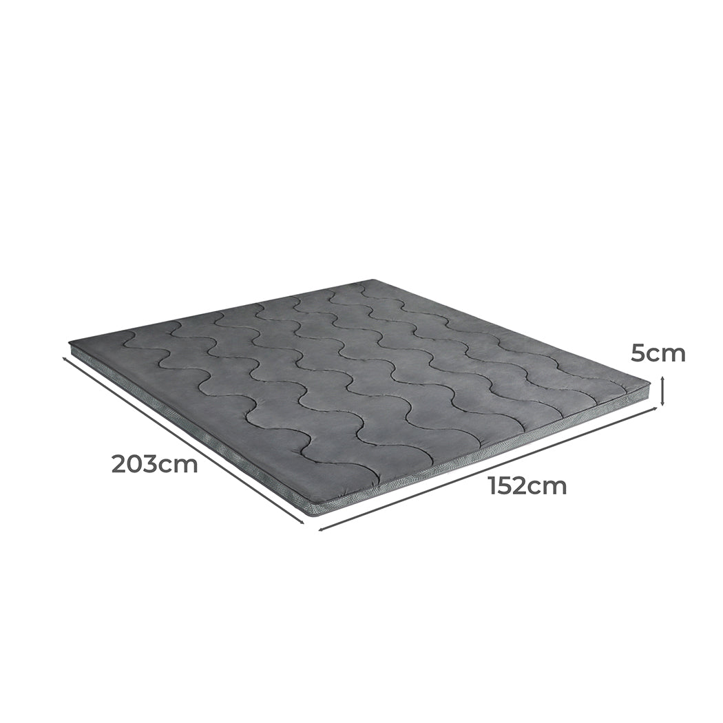 Dreamz Pillowtop Mattress Topper Protector Bed Luxury Mat Pad Home Queen Cover - image3