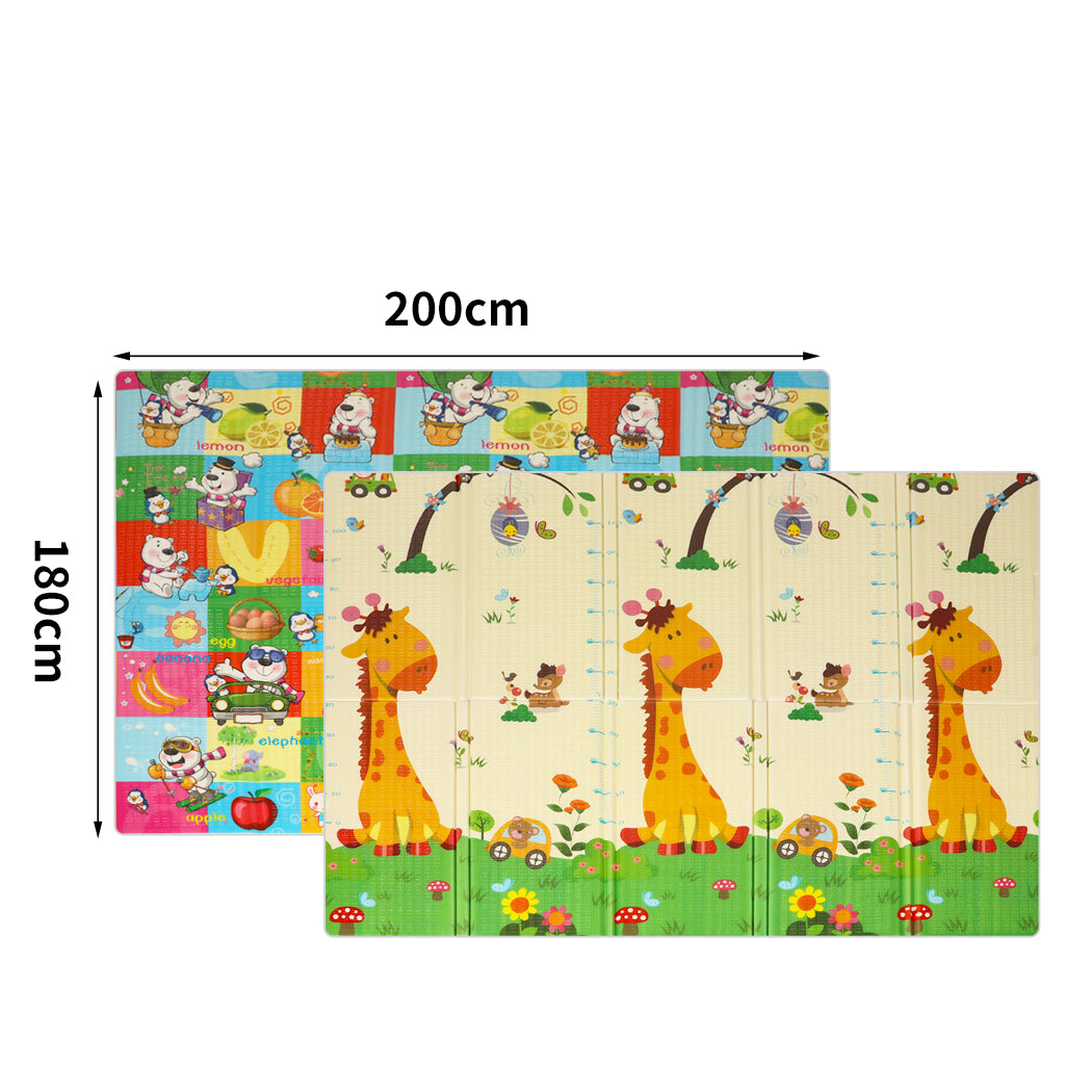 BoPeep Kids Play Mat Baby Crawling Pad Floor Foldable XPE Foam Non-slip Carpet - image3