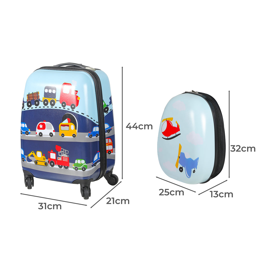 BoPeep 16''13'' 2PCS Kids Luggage Set Travel Suitcase Child Bag Backpack Baggage - image3
