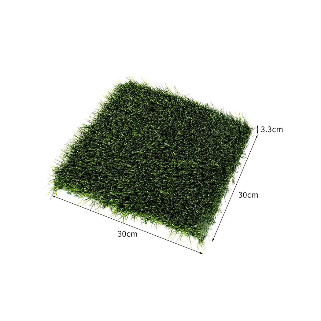 10X Artificial Grass Floor Tile Garden Indoor Outdoor Lawn Home Decor - image3