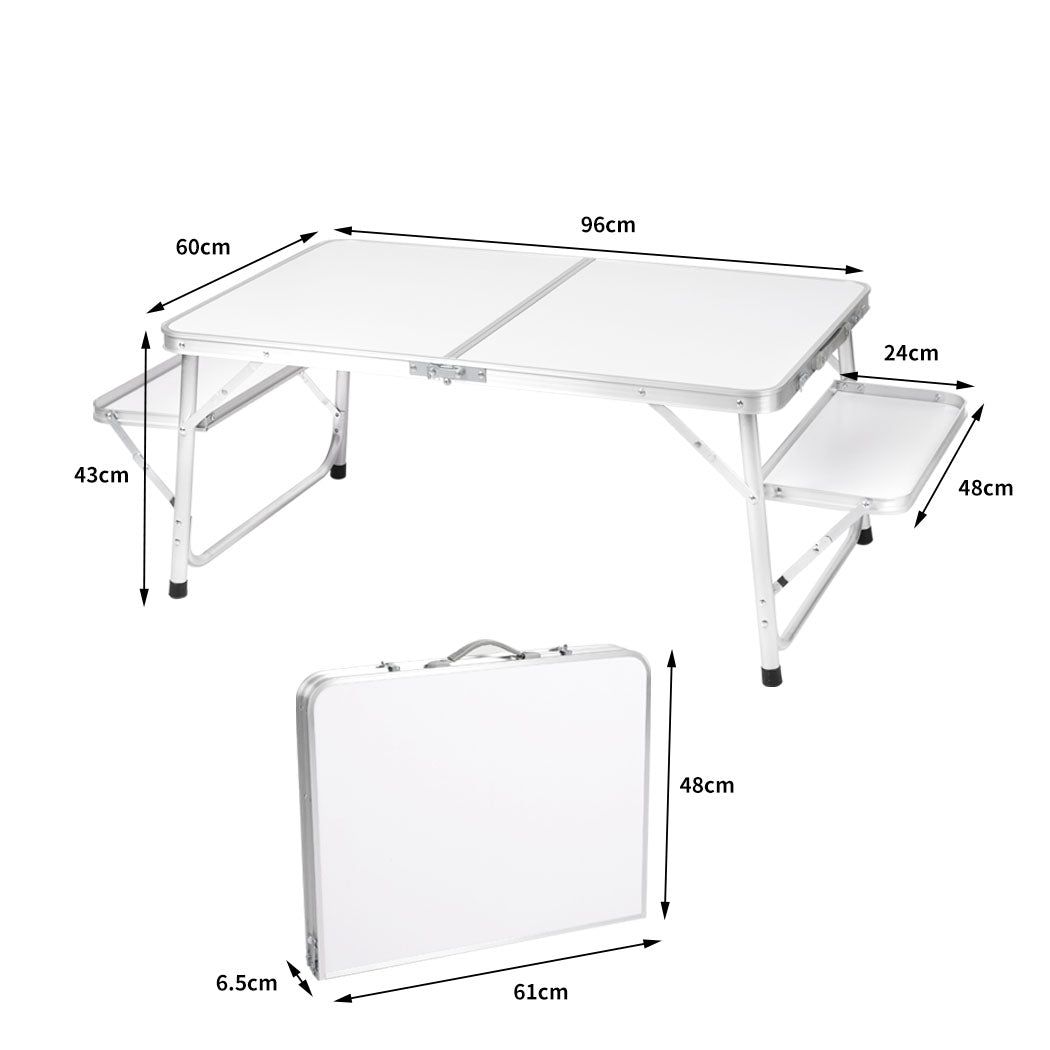 Camping Table Folding Portable Outdoor Aluminium Foldable Picnic BBQ Desk - image3