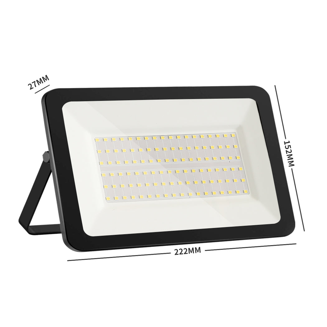 LED Flood Light 100W Outdoor Floodlights Lamp 220V-240V IP65 Cool White - image3