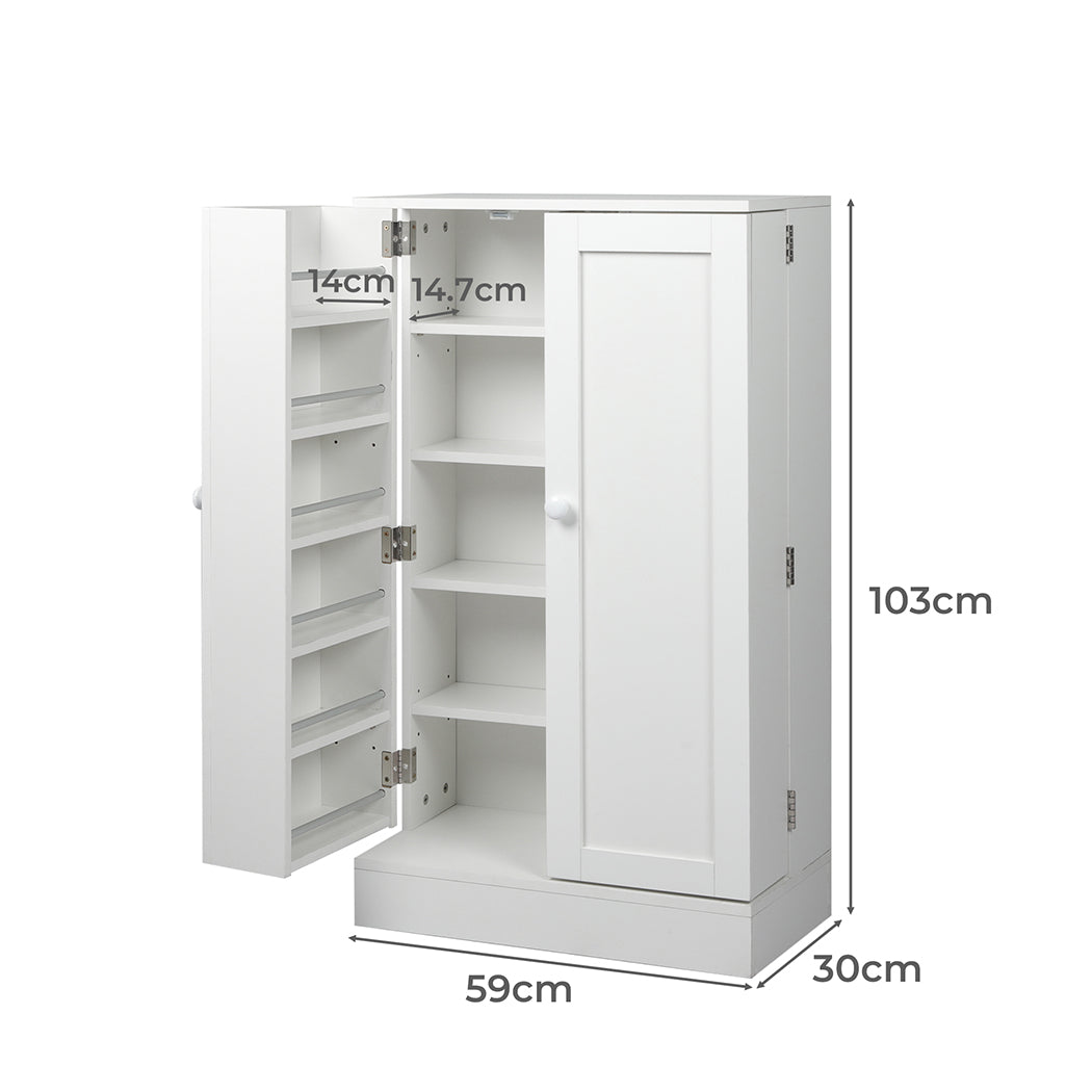 Levede Buffet Sideboard Storage Cabinet Adjustable Shelf Cupboard Door Furniture - image3