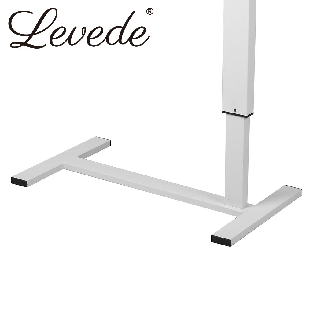 Standing Desk Height Adjustable Sit Stand Office Computer Table Shelf USB - image4