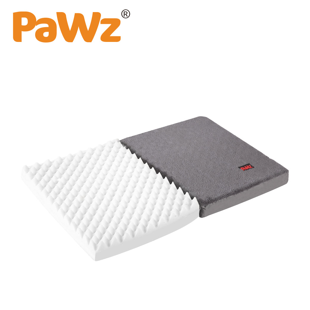 Pet Bed Foldable Dog Puppy Beds Cushion Pad Pads Soft Plush Black XXL - image4