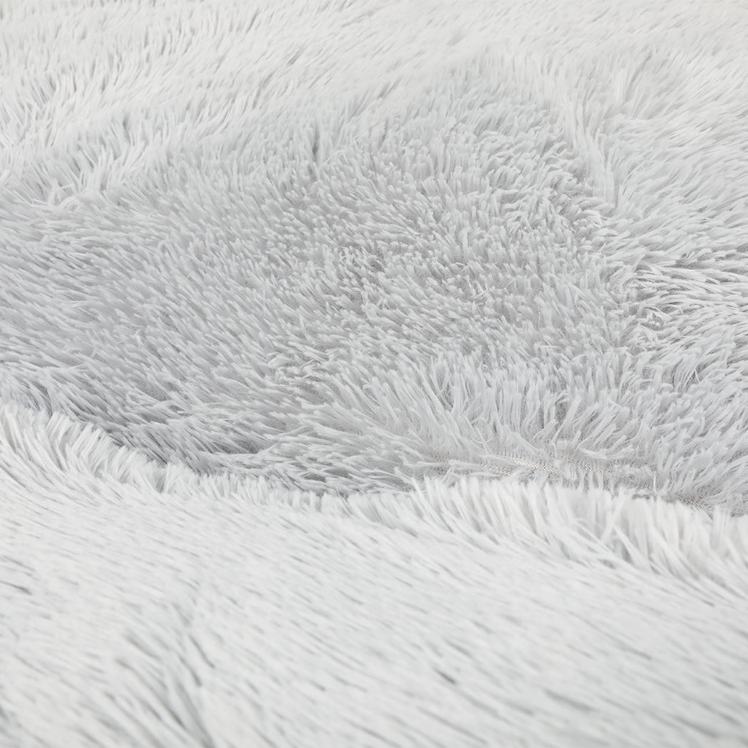 TheNapBed 1.8m Human Size Pet Bed Fluffy Calming Washing Napping Mattress Grey - image4
